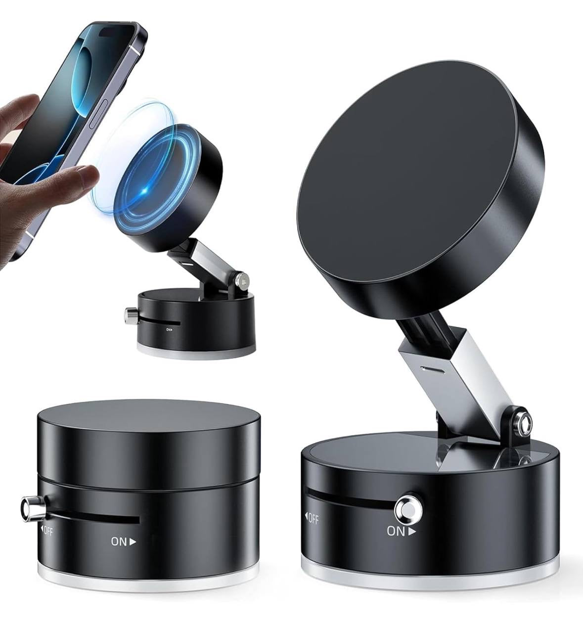 VACCUM MAGNETIC SUCTION PHONE HOLDER