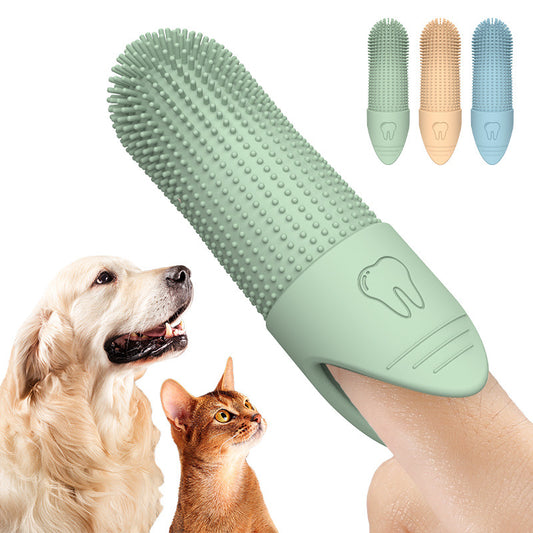 Silicone Pet Finger Toothbrush for Dental Care