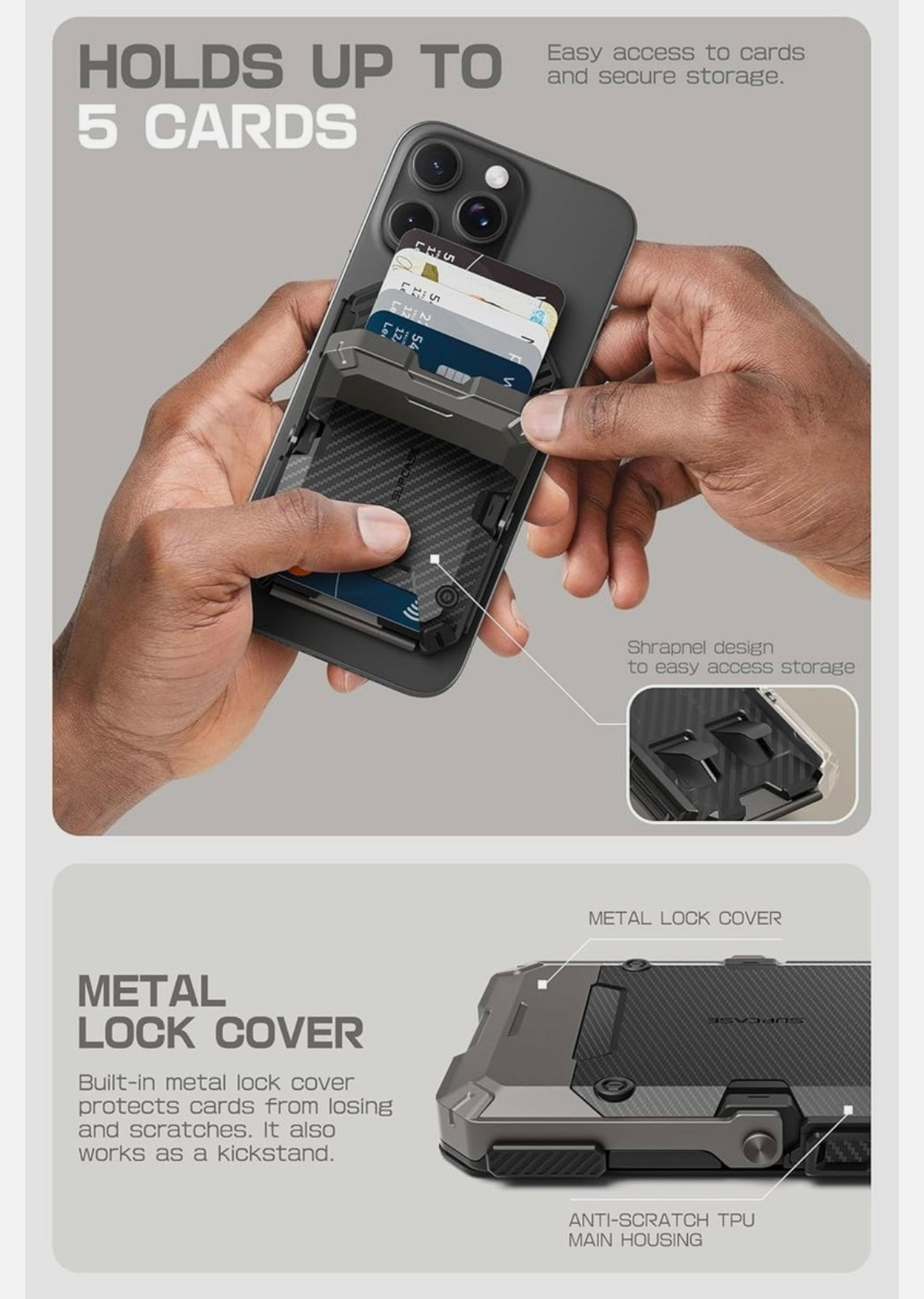 MAG SAFE WALLET WITH STAND