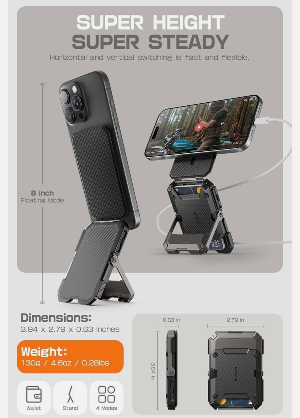 MAG SAFE WALLET WITH STAND