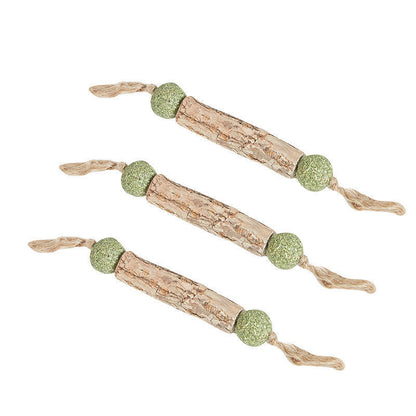 Cat Chew Toy Double-Knot Mint Ball