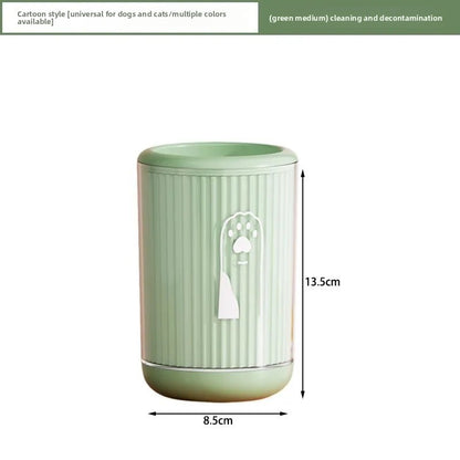 Dog foot washing Cup